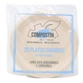 thumbnail image 1 of Platos biodegradables Compostín Entelequia grandes 20 pzas, 1 of 1