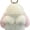 Pink White, variant on Fluffy Bunny Keychain Soft Plush Rabbit Keychain with Tin Box, Cute Stuffed Animal Bunny Backpack Bag Charm
