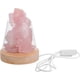 thumbnail image 1 of Lámpara de cuarzo rosa con base de madera Lámpara de cristal Mini pequeña lámpara de decoración de aroma con luz de noche de piedra de cristal natural sin aceite esencial JAMW Sencillez, 1 of 5