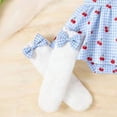 thumbnail image 4 of enyan Newborn Baby Girl Clothes Short Sleeve Romper One Piece Jumpsuit Spring & Summer Infant Outfits 0 3 6 9 12 18 Months Baby Girl Summer Clothes,Blue,0-3 Months, 4 of 6