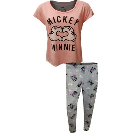 

Richard Leeds Women s Disney Mickey Loves Minnie Super Soft Pajama Set (X-Large)