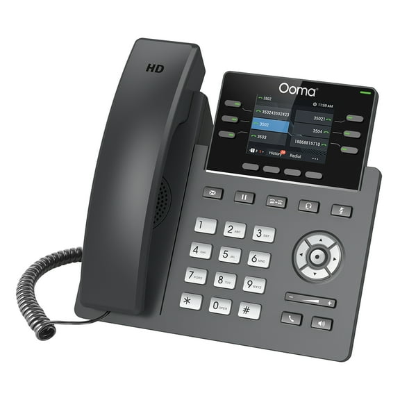 Ooma 811008023546 2613 6-Line IP Corded Phone