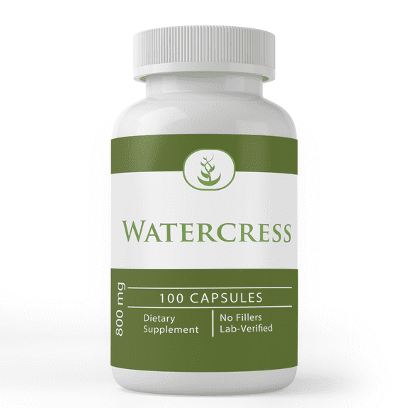Pure Original Ingredients Watercress, 100 Capsules Always Pure, No Additives Or Fillers, Lab Verified