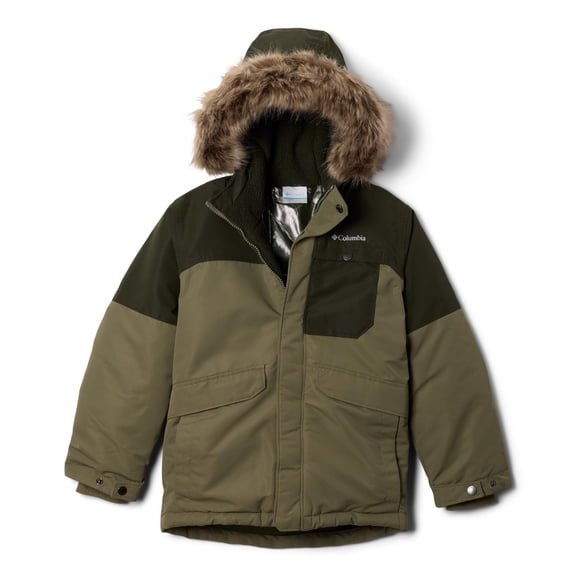 Columbia Nordic Strider II Jacket for Kids - Stone Green/Greenscape - L