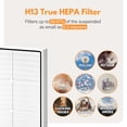 thumbnail image 5 of Filter-Monster True HEPA Replacement Filter Compatible with Whirlpool 1183051K Air Purifier Filter for Models AP25030K, APR25530L, APR25130L, AP150, 5 of 6
