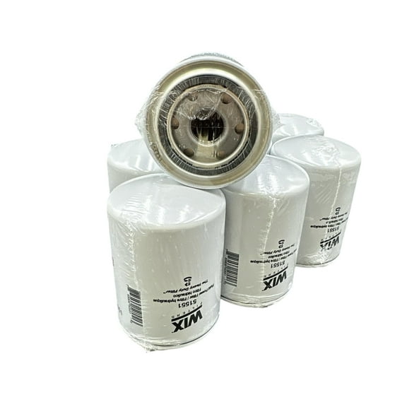 51551 Wix Spin-On Hydraulic Filter Replacement for 1A9023, 8057000, 201026 Pack of 6