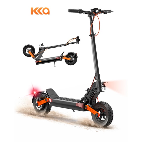 KKA S5-Z Electric Scooter for Adults, 600W Motor, 48V 13Ah Battery, 10" Off-Road Tires, Dual Suspension, Foldable E-Scooter with Up to 34 Miles