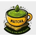 thumbnail image 4 of Matcha Teacup Green Is The New Black Men's White Sleep Shorts-Large, 4 of 4