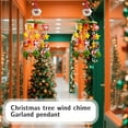thumbnail image 3 of Pipe Cleaner Christmas Tree Wind Chimes Wreath Ornament Diy Craft, Handmade Hanging Decor For Home Party, Christmas Decoration With Santa Claus Tree And Wreath Elements, 3 of 5
