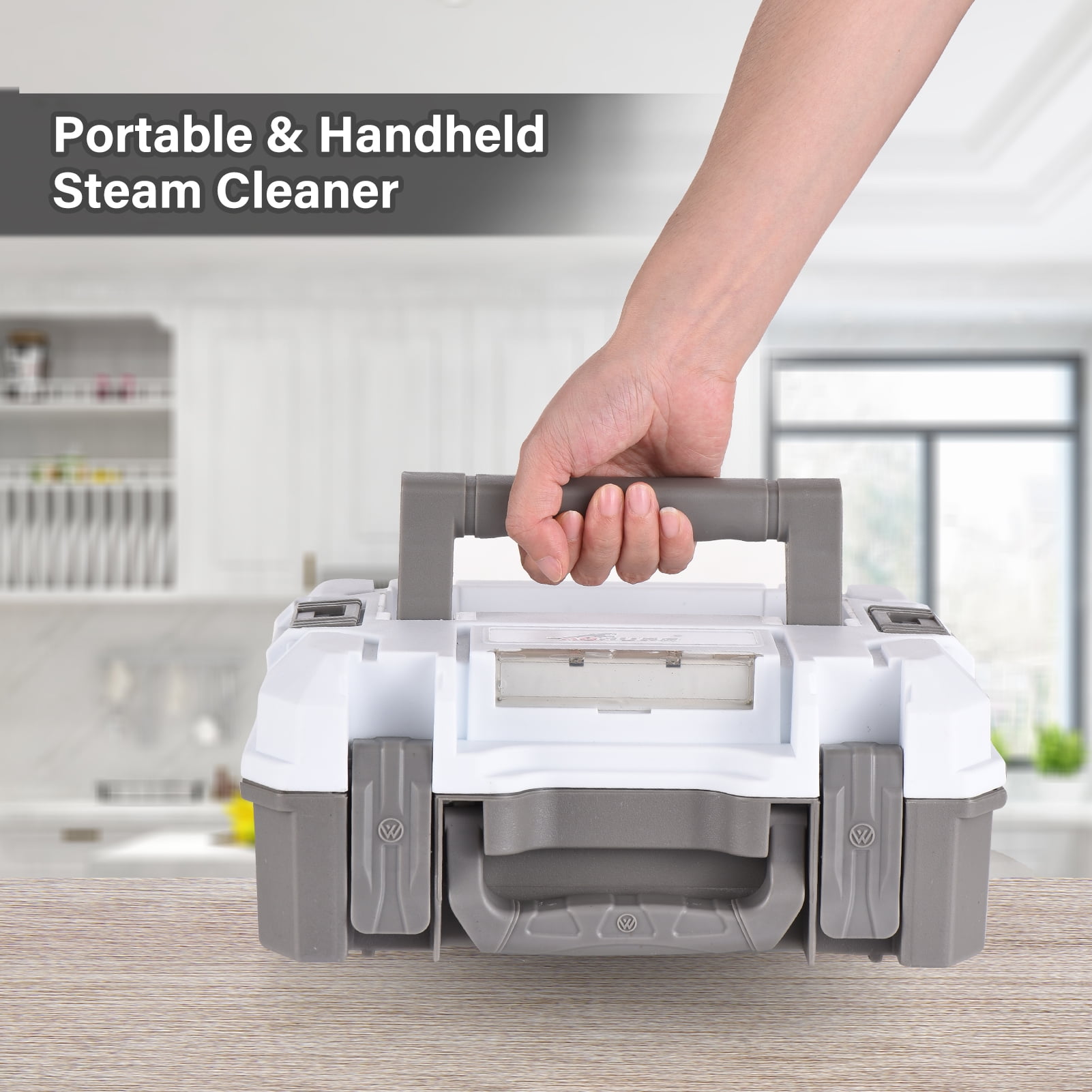 1500W Portable Grout Tile Steam Cleaner Handhold Pressure Steam Cleaning  Machine