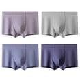 thumbnail image 2 of Men's Boxer Briefs Mens Long Underwear past Purchases Underwear Male Mens Sports Trunk Brief Large Briefs for Men Guys V Shape Neoprene Fashion Casual Comfortable Sprot Grey 2XL, 2 of 4