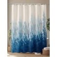 thumbnail image 4 of Fsddascl Blue Botanical Shower Curtain Set - 54" x 78" Washable Bathtub Curtain with 12 Hooks, Spring Summer Farmhouse Retro Beige Waterproof Fabric Stall Shower Curtains for Bathroom/Bathtub Décor, 4 of 6