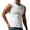 White, variant on Men LYXSSBYX Mens Tank Tops on Men Casual Solid Sports Short Sleeve V-Neck Buttoned Pullover Tank Tops