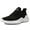 Black, variant on Hiigyl Men's Walking Running Lightweight Breathable Leisure Mesh Work Fitness Training Sneaker
