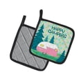 thumbnail image 2 of Carolines Treasures VHA3004PTHD Happy Campers Glamping Trailer Pair of Pot Holders, 7.5HX7.5W, multicolor, 2 of 3