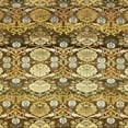 thumbnail image 1 of Ahgly Company Indoor Square Abstract Chrome Gold Yellow Abstract Area Rugs, 8' Square, 1 of 6