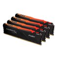 thumbnail image 4 of Kit Memoria Ram Hyperex 32 GB cada Memoria DDR 4 Hyperx 4x32 GB Fury RGB 3466 MHz, 4 of 4