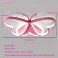 thumbnail image 3 of Lámpara de techo BDXKY LED moderna, regulable, 36 W, rosa, 3 of 8