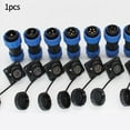 thumbnail image 1 of Waterproof Plug IP68 2-5pin SP20 Square Panel Mount + Socket Circular Connector 4pin, 1 of 5