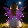 thumbnail image 5 of BotaniNest Light Up Cosplay Fairy Angel Prop For Photography Stage Performance And Halloween Costume Party, 5 of 5