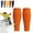 Orange, variant on Kids, Teens & Adults Skiing Shin Guards - Impact-Resistant, Breathable Elastic with Sock Design, Leg Protection for Skiing & Snowboarding
