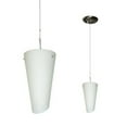 thumbnail image 4 of Lroom Serena Collection Lights White Cylinder Hanging Pendant, Indoor Home Decor, Lamp Lighting Fixture, WMT2166, 4 of 6