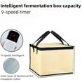 thumbnail image 2 of RuWeoMaa Bread Proofing Box with Temperature Control and Compact Design, Dough Proofing Box, Pizza Proofing Box, 1 Pack 50L (17.5"X17.5"X11.8"), 2 of 10
