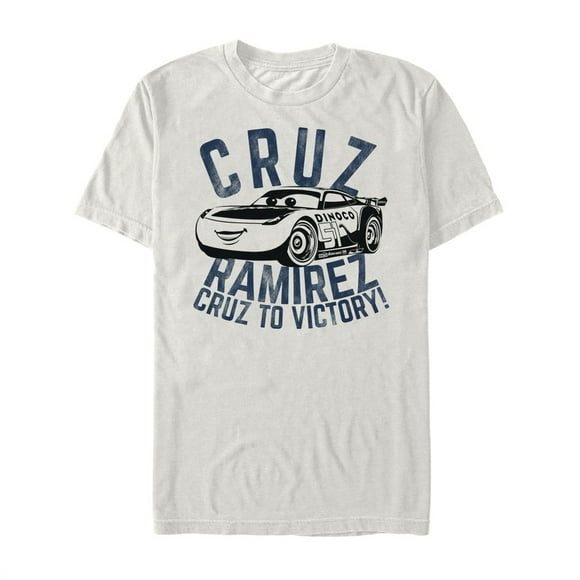 T-Shirt pour Hommes Cars Cruz to Victory - Cream - Petit