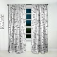 thumbnail image 2 of Designart 'Abstract Retro Design Pattern II' Mid-Century Modern Curtain Panel, 2 of 5