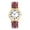 A, variant on Stretch Band Watch for Women: Bohemia Flower Easy Reader Elastic Band Watch Large Face Big Number Analog Quartz Bracelet Watch Expansion Band Wristwatch
