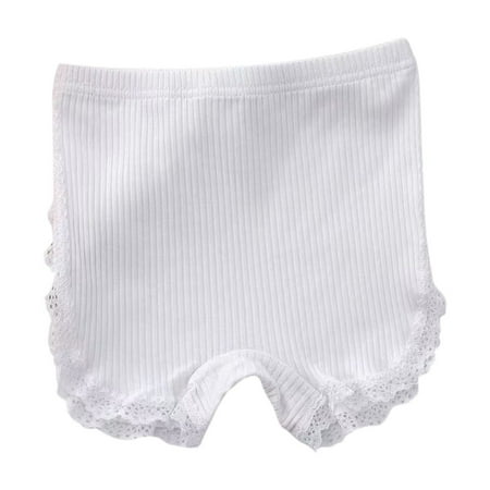 

LNWUY Under Dress Shorts Girls Short Dance Undershorts Baby Girls Cartwheel Shorts Toddler 24 Months Shorts Girls White 8 Years