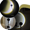 thumbnail image 3 of YSABOXY Moon Lamp Projector Night Light,Sunset Table Lamp, Angle Bendable Brightness Adjustable Moon Atmosphere Projector,USB Tabletop Projection Light Nightlight for Home Decor, 3 of 5