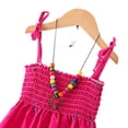 thumbnail image 6 of Ytdscs Kids Baby Girls Hawaiian Dresses Sleeveless Beach Sundress Toddler Summer Sling Girls Dresses 1-10 Years Old, 6 of 9