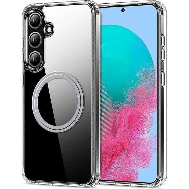 For Samsung Galaxy S25 Phone Case Compatible with MagSafe TPU PC Clear Back Cover