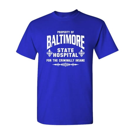 BALTIMORE STATE HOSPITAL - hannibal silence - Cotton Unisex (Best Hospitals By State)