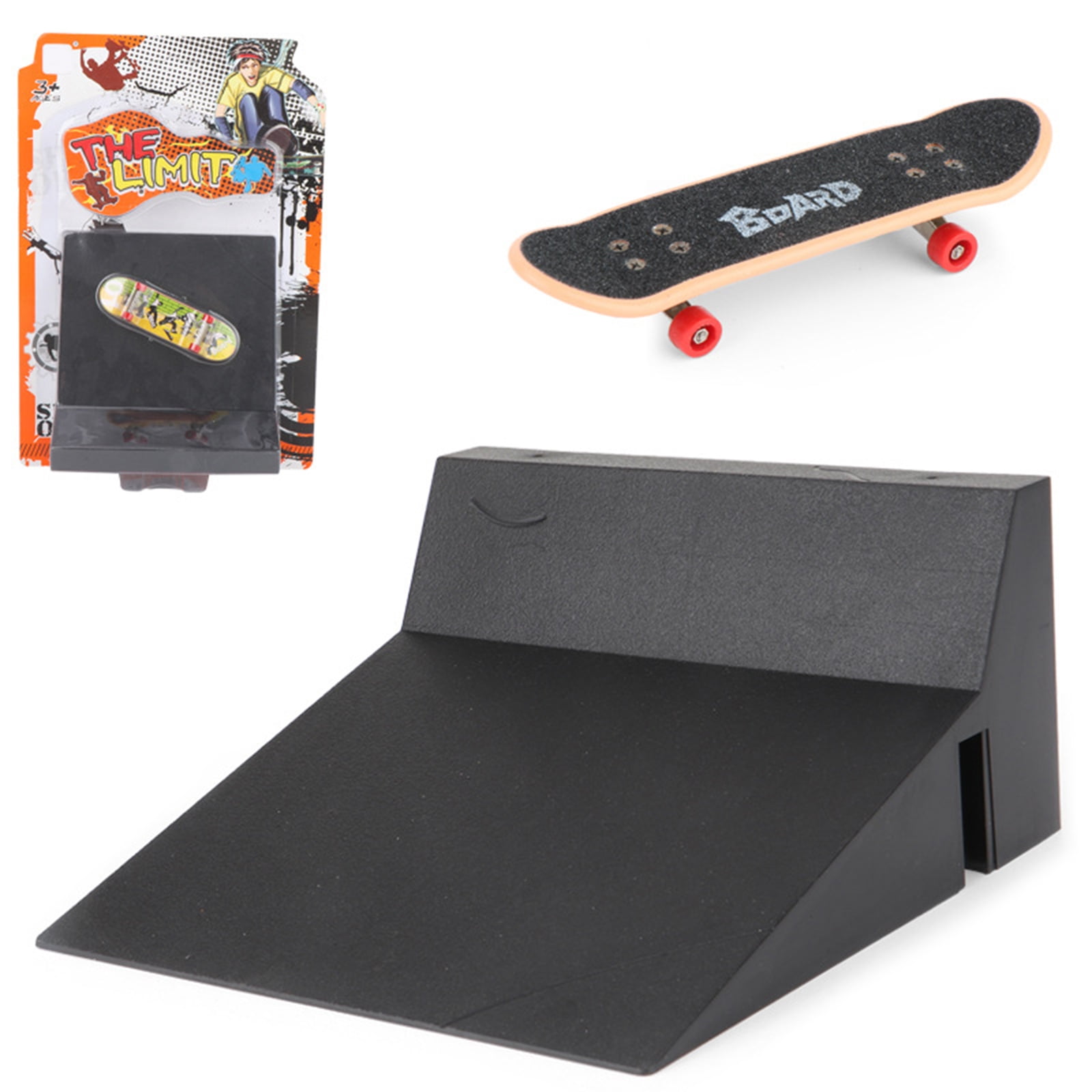 Fingerboard Skate Park Skateboard Mini Board Ultimate Trick Finger Ramps Kid Toy 