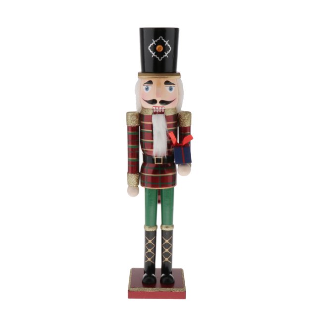 Decoración de Del Guardia Del Cascanueces Del de 38cm - 3 Estilo3 SM SunniMix Cascanueces de madera