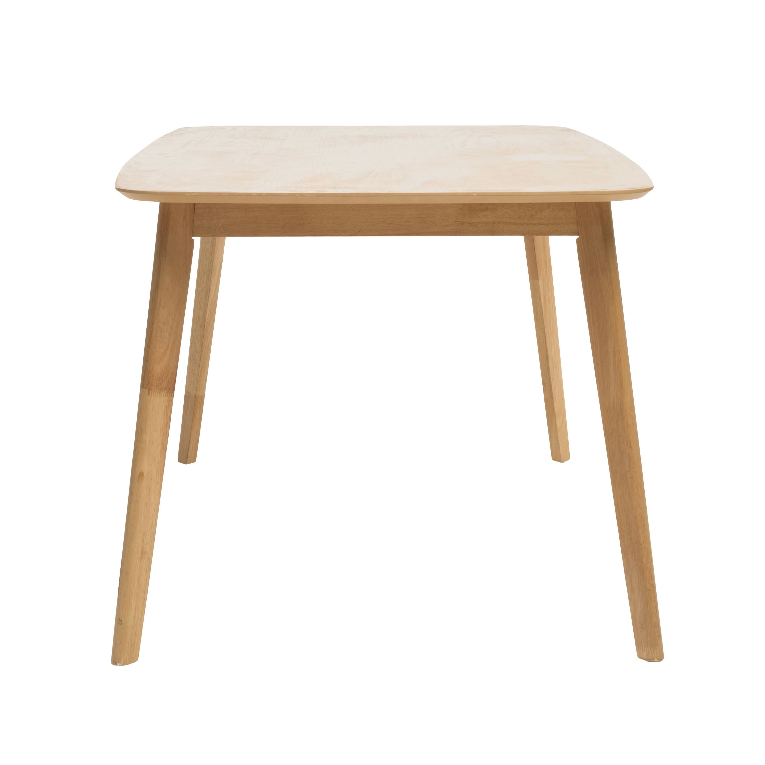 Euroco 59" Solid Wood Rectangular Dining Table for 4-6, Modern Kitchen Table for Kitchen Dining Room,Living Room,Small Spaces,Natural