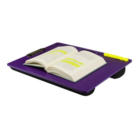LapGear LapDesk XL Student with clip - Notebook pad - 17" - purple