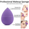 thumbnail image 2 of 3/5 Pcs Makeup Sponge Set Beauty Foundation Blending Sponge, Flawless for Liquid, Cream, and Powder, Multi-colored Makeup Sponges Random Color Rose red light blue pink green milk tea color, 2 of 6