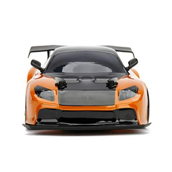 Jada Toys Fast & Furious Han’s Mazda RX-7 Drift RC Car, 1: 10 Escala de 2.4GHz control remoto Jada Toys Jada Toys
