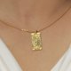thumbnail image 4 of Collar de Tarot JeenMata La Estrella Joyas con Colgante de Tarot Personalizadas Unisex Baño de Oro Amarillo, 4 of 6
