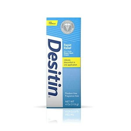 DESITIN Rapid Relief Zinc Oxide Diaper Rash Cream 4