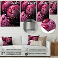 thumbnail image 4 of Designart "Intimate Red Rose with Raindrops XI" Roses Metal Wall Decor, 4 of 5