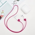 thumbnail image 2 of Correa para auriculares para AirPods 1 2 3 Pro Soporte de cuerda de silicona antipérdida (rosa), 2 of 6