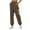 Brown, variant on Up To 50% Off Women's Casual Pants Fashion Pants For Women Casual Gradient Print Bottom Sweatpants Pockets High Waist Sporty Gym Fit Jogger Pants Trousers