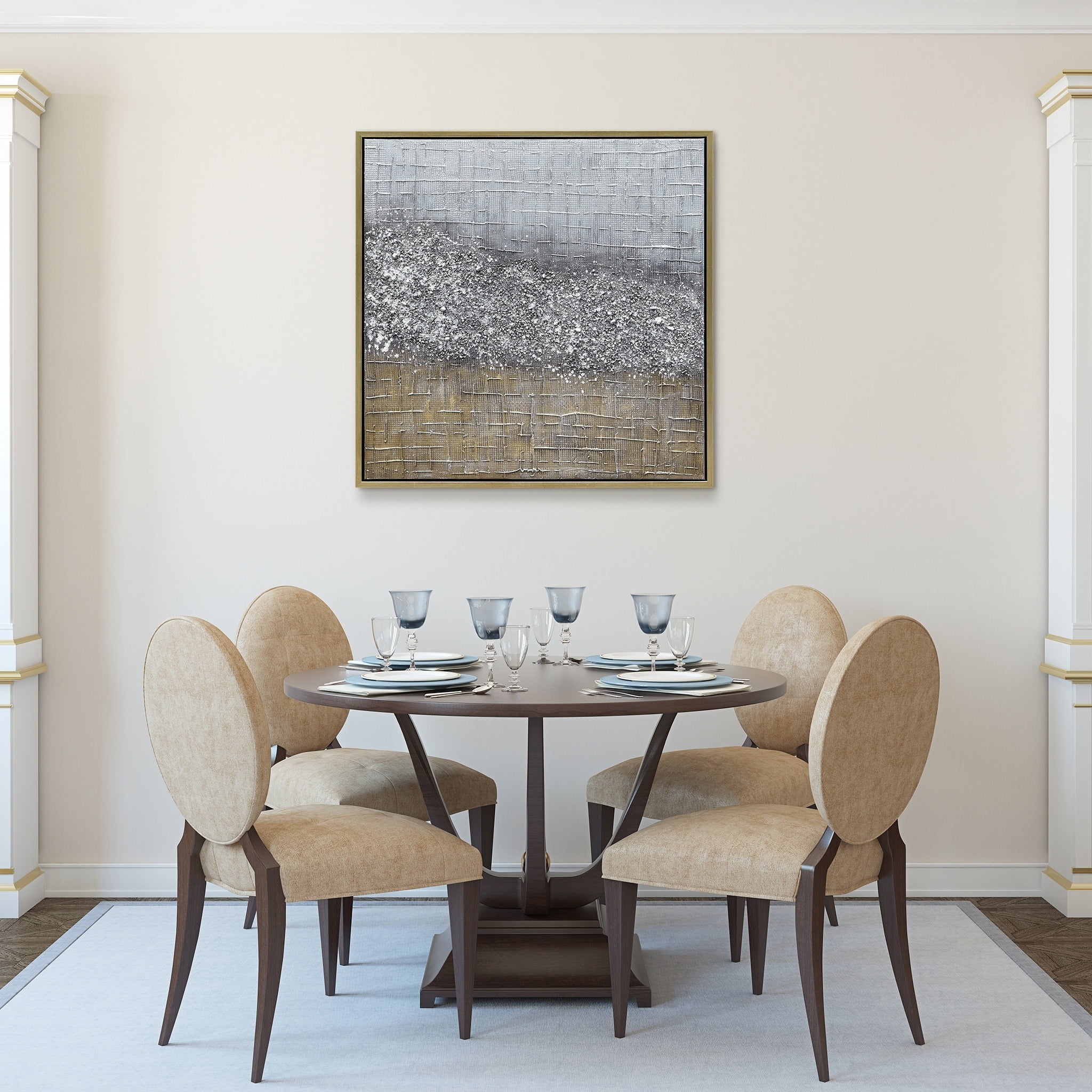 Empire Art Direct Matter Textured Metallic Hand Painted Wall Art, 36" x 36" x 1.5", Ready to Hang