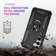 thumbnail image 7 of Decase Compatible with Samsung Galaxy S25 2025 Case+1-Pack Tempered Screen Protector, Military Grade Drop Protection Cover with 360° Rotating Kickstand, Heavy Duty Shockproof Phone Case,Black, 7 of 7