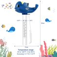 thumbnail image 2 of Termómetro flotante para piscina de fácil lectura: termómetro de temperatura del agua para piscina de tiburones de gran tamaño, accesorios para piscinas exteriores e interiores, 2 of 5