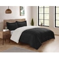 thumbnail image 1 of Reversible Mink & Berber Plush Sherpa Comforter Set, 1 of 3